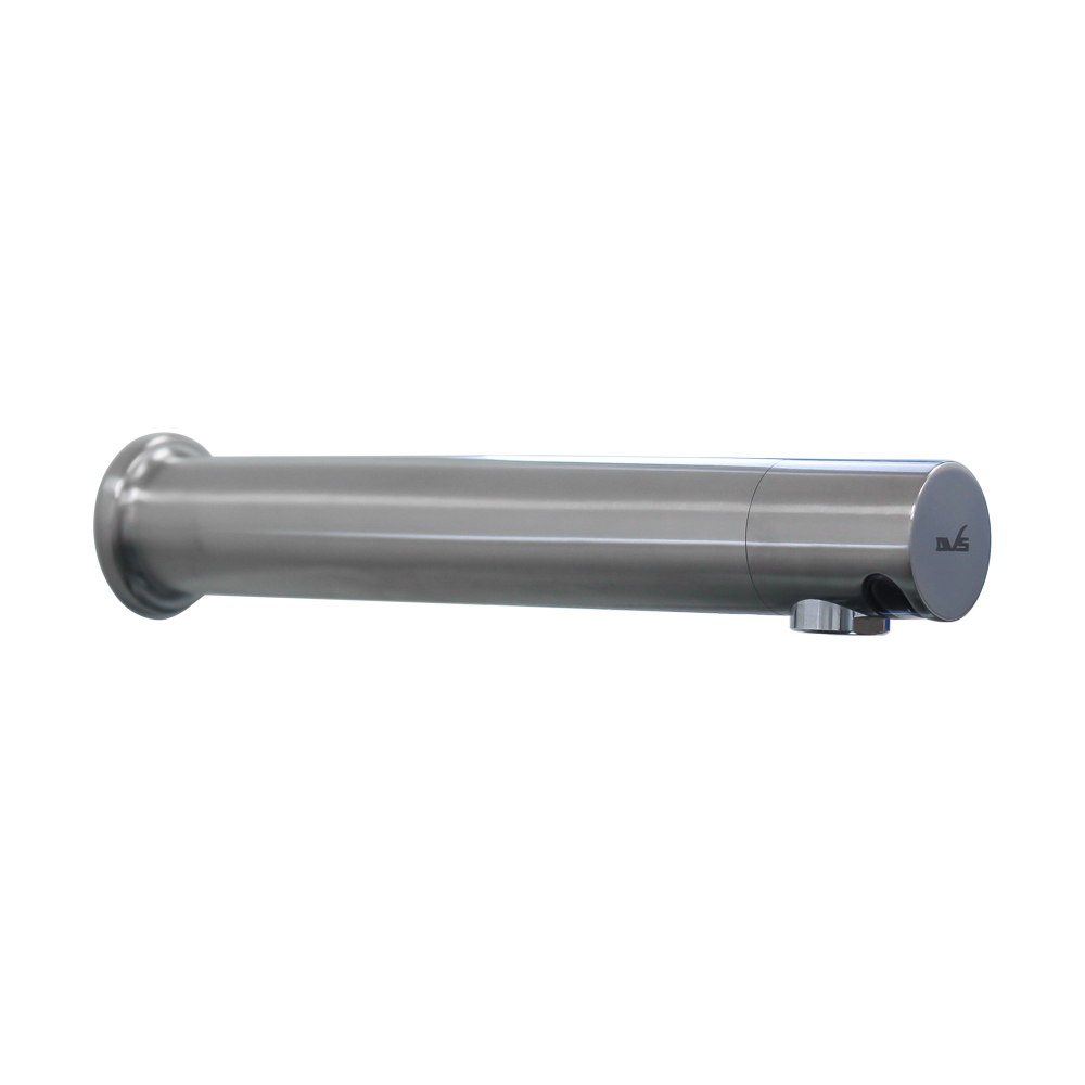 Automatic wall mounted 250mm straight StSt electronic mixer tap