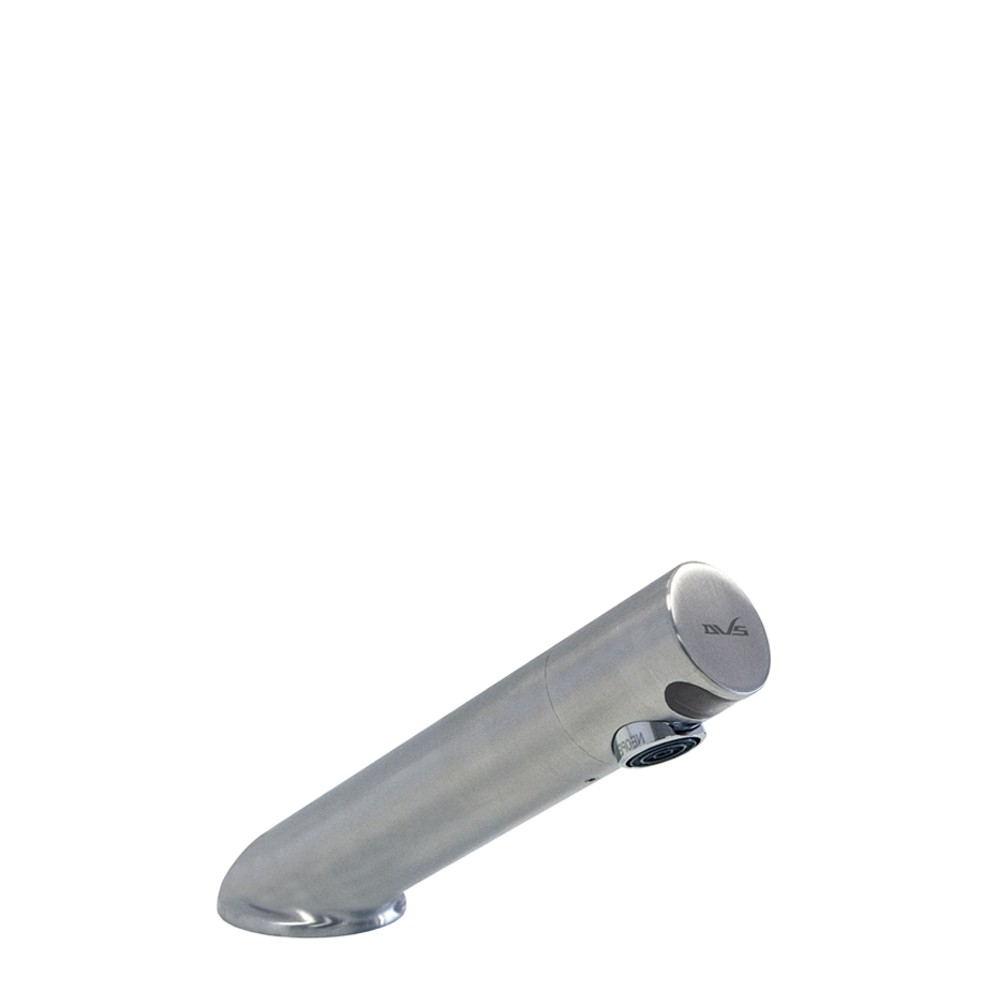 Automatic deck mounted 32 degree angled StSt electronic mixer tap