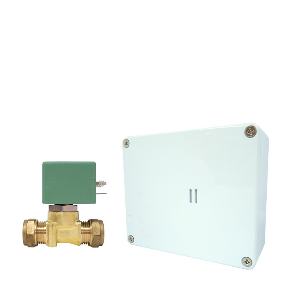 Surface mounted wall or ceiling urinal control for multiple station urinals mains operated in white
