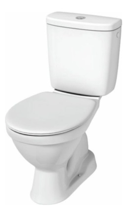 EUROLINE-N mouted WC combi floorstanding pan and cistern, horizontal outlet, bottom water inlet  1⁄2″, including flushing mechanism, carton box, JIKA logo; without seat and cover