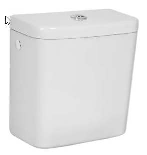 WC cistern Lyra plus, side water inlet ³⁄₈”, with flushing mechanism, for WC combi pan H82572x