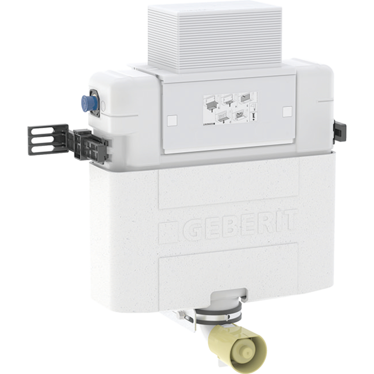 Geberit Alpha concealed cistern 12 cm, 5.8 / 3 litres, installation height 82 cm