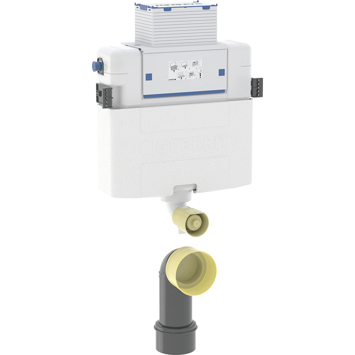 Geberit Omega concealed cistern 12 cm, 6 / 3 litres, installation height 82 cm