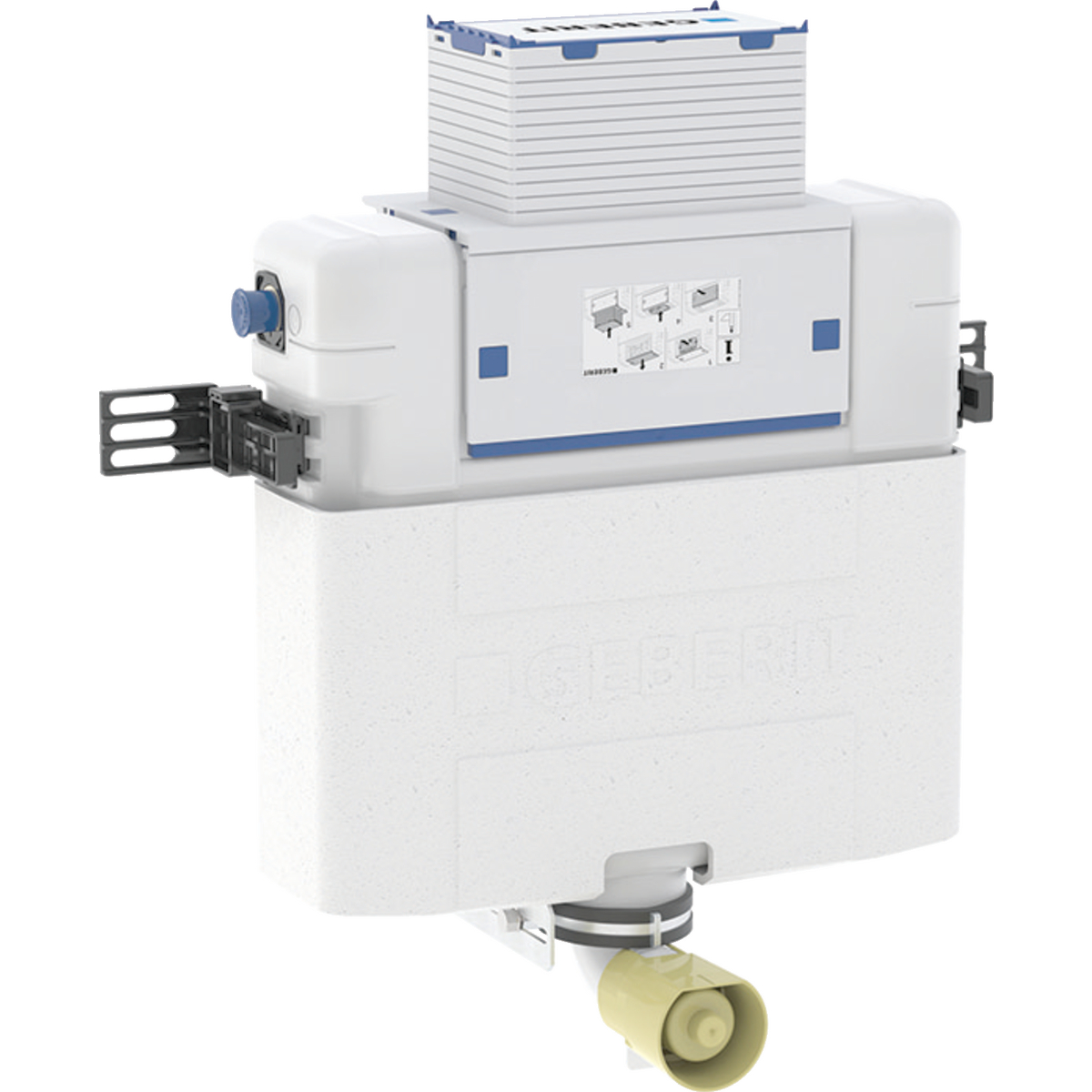 Geberit Omega concealed cistern 12 cm, 5.8/3 litres, installation height 82 cm