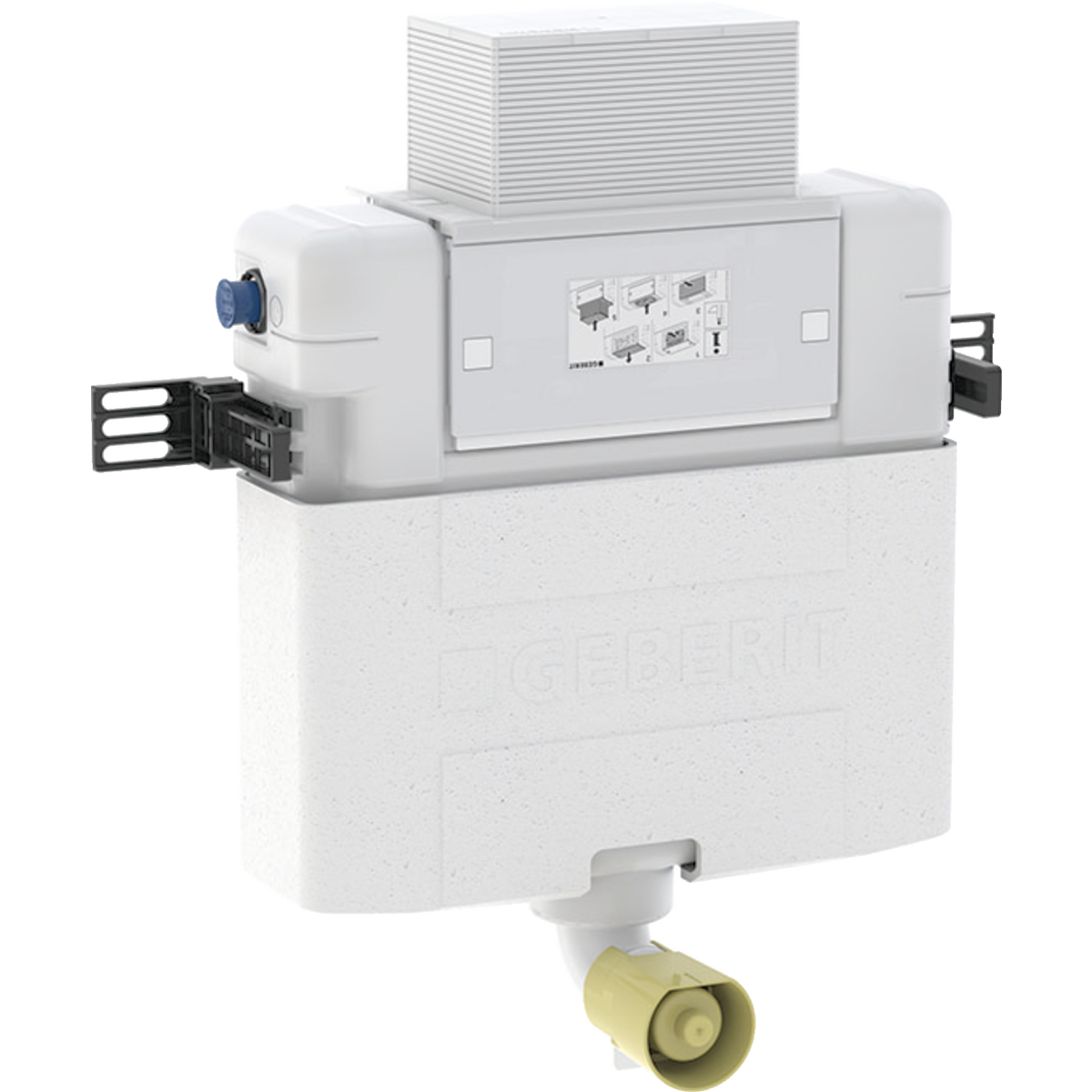 Geberit Alpha concealed cistern 12 cm, 6 / 3 litres, installation height 82 cm