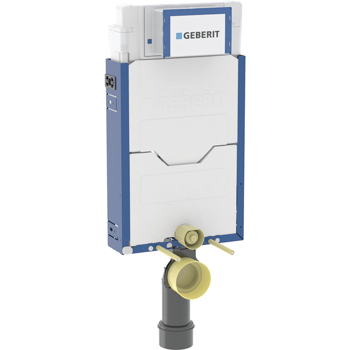 Geberit Kombifix element for wall-hung WC, 108 cm, with Sigma concealed cistern 12 cm