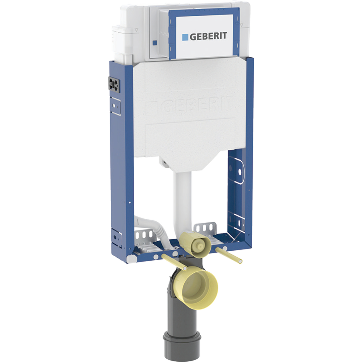Geberit Kombifix element for wall-hung WC, 108 cm, with Sigma concealed cistern 12 cm