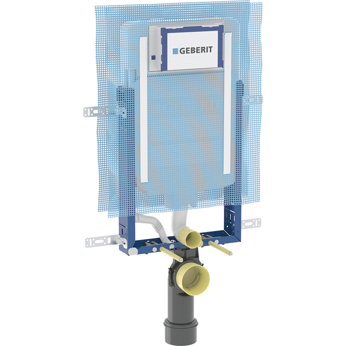 Geberit Kombifix element for wall-hung WC, 109 cm, with Sigma concealed cistern 8 cm
