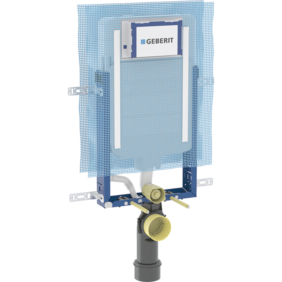Geberit Kombifix element for wall-hung WC, 109 cm, with Sigma concealed cistern 8 cm