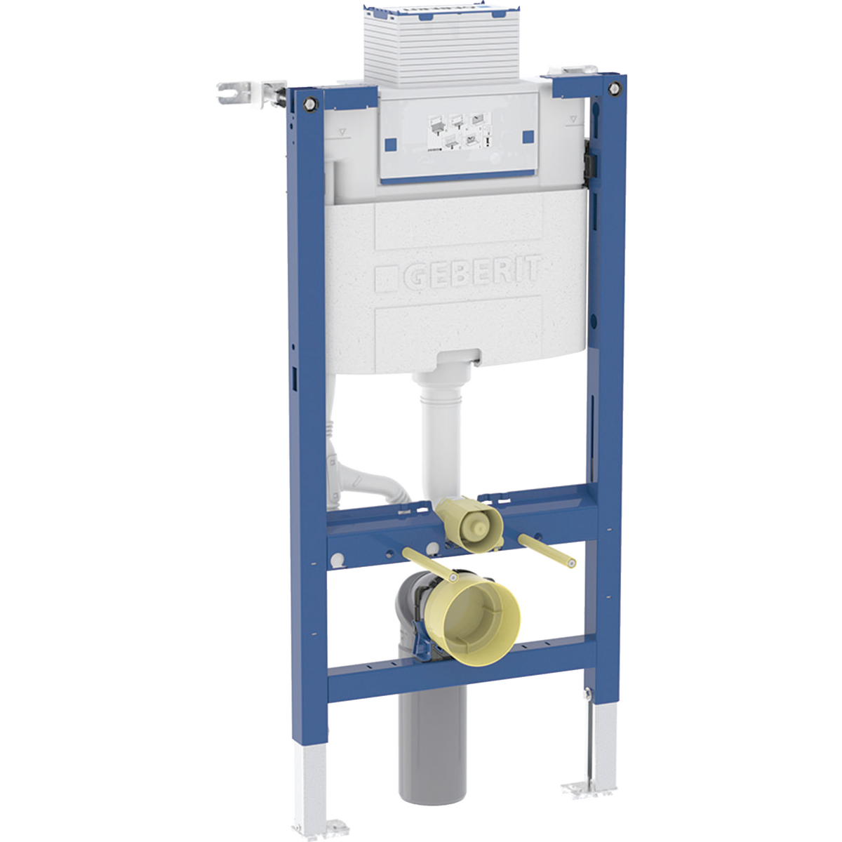 Geberit Duofix element for wall-hung WC, 98 cm, with Omega concealed cistern 12 cm