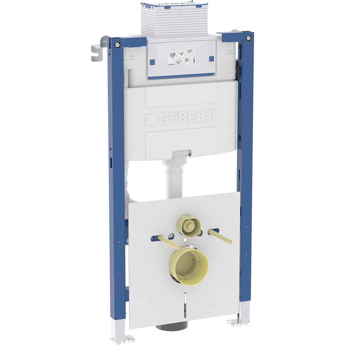 Geberit Duofix element for wall-hung WC, 98 cm, with Omega concealed cistern 12 cm