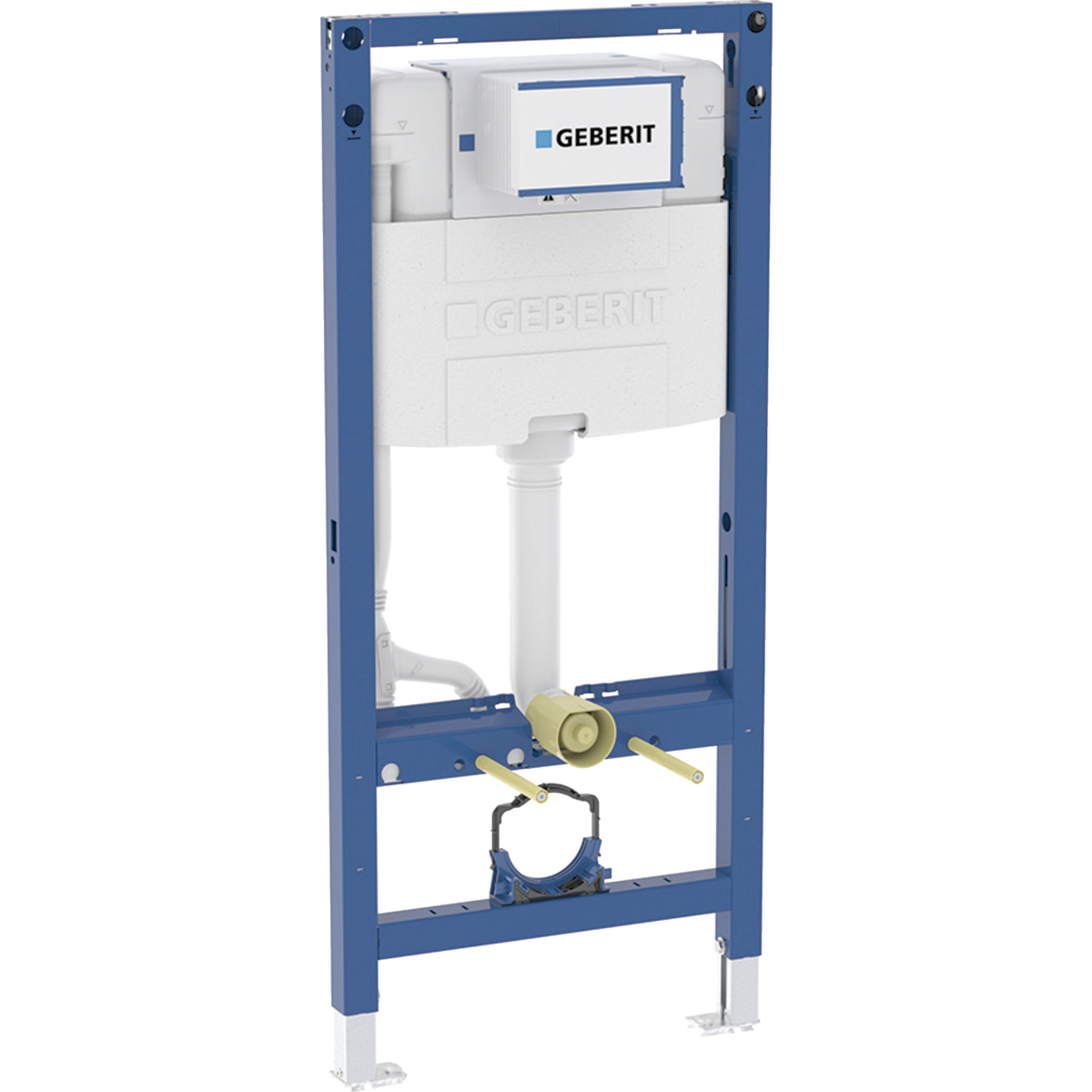 Geberit Duofix element for wall-hung WC, 112 cm, with Omega concealed cistern 12 cm