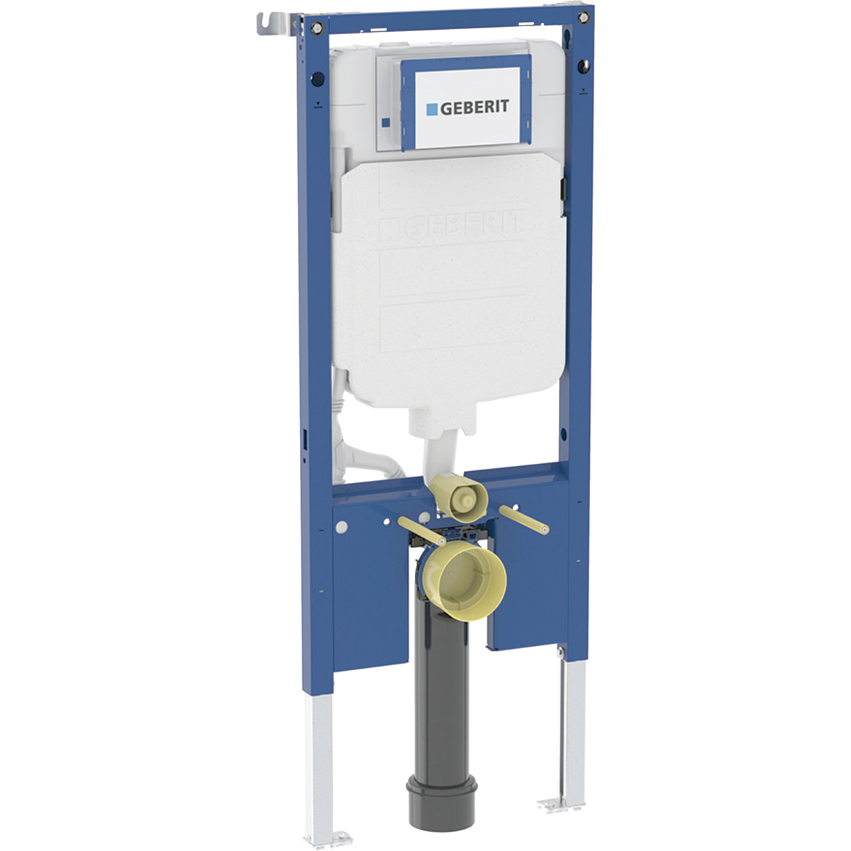 Geberit Duofix element for wall-hung WC, 114 cm, with Sigma concealed cistern 8 cm, 4 / 2 litres