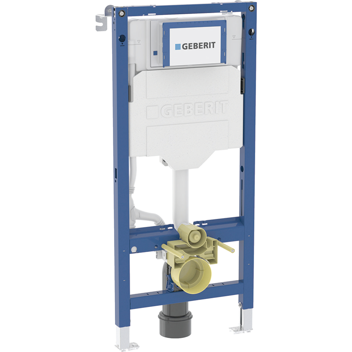 Geberit Duofix element for wall-hung WC, 112 cm, with Sigma concealed cistern 12 cm and Power & Connect box
