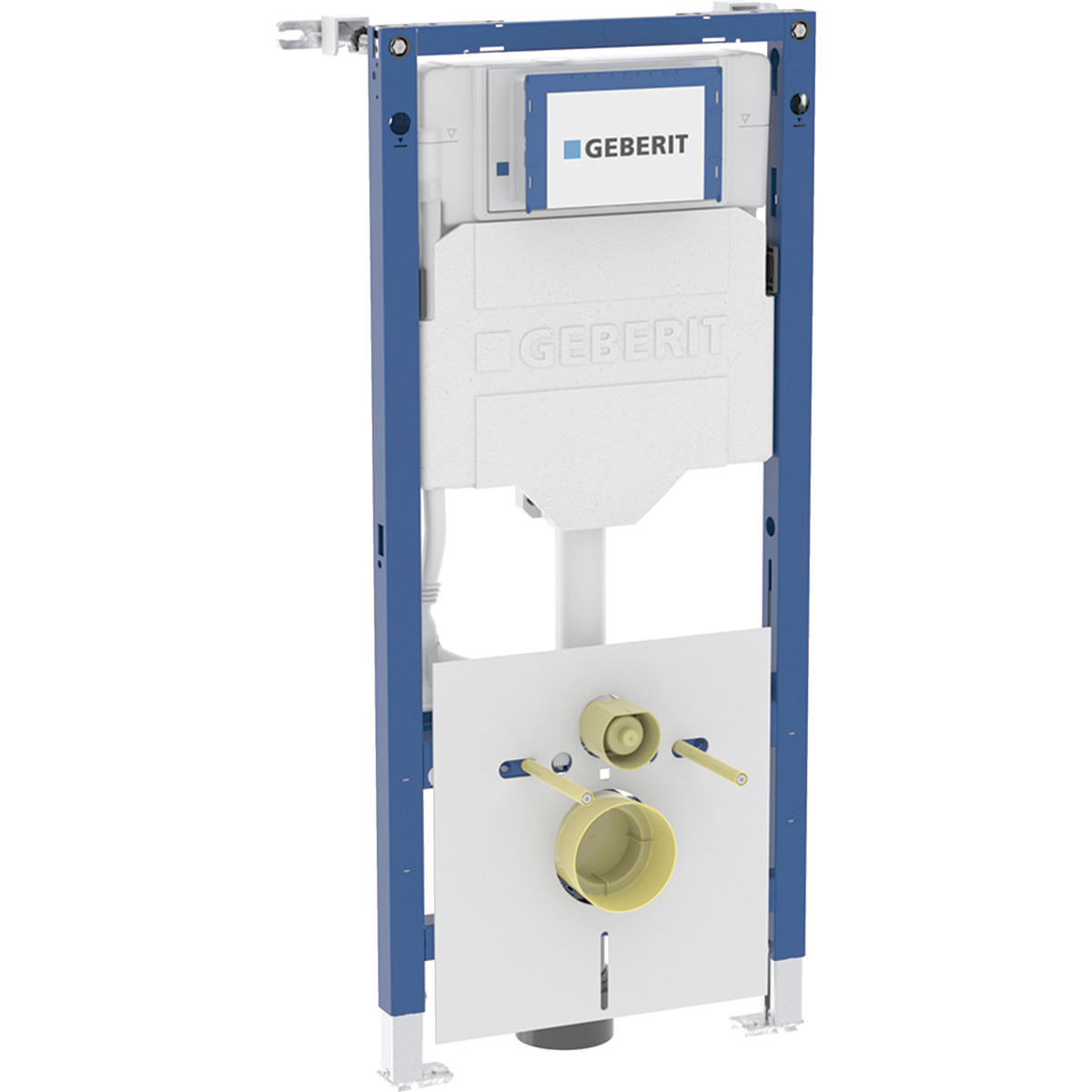 Geberit Duofix element for wall-hung WC, 112 cm, with Sigma concealed cistern 12 cm, wall anchor and sound insulation set