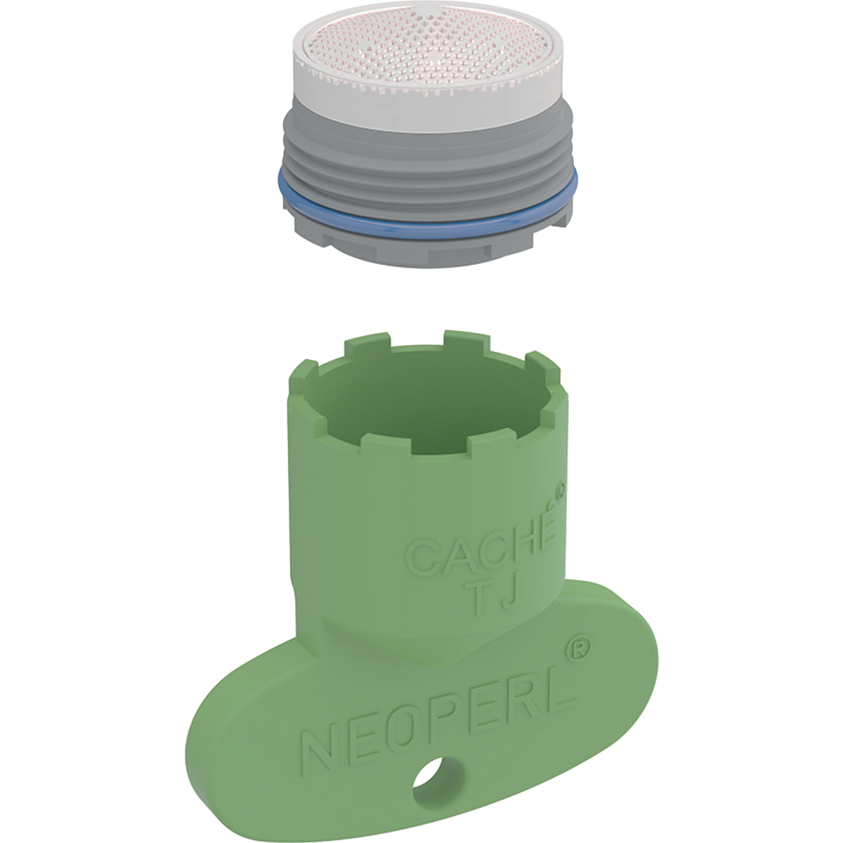 Geberit tap aerator for Piave and Brenta washbasin taps: Flow rate=5.0l/min, Model=swivelling