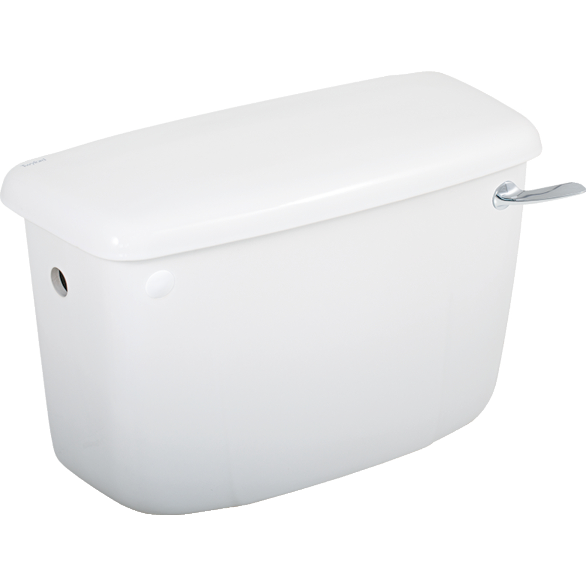 Twyford Classic exposed cistern, single flush, side water supply connection, with lever