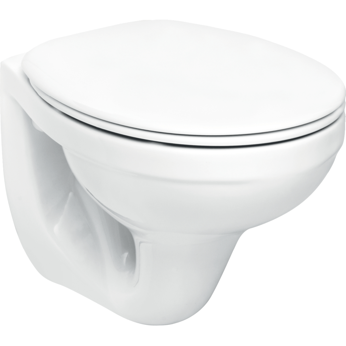 Koło Idol set of wall-hung washdown WC, with WC seat