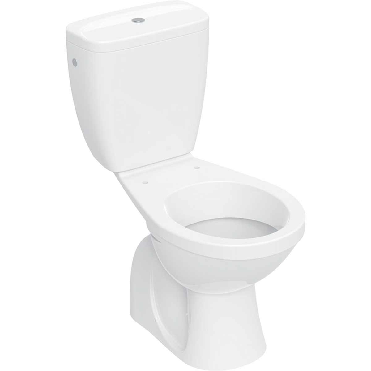 Koło Idol set of floor-standing WC with close-coupled exposed cistern, washdown, vertical outlet