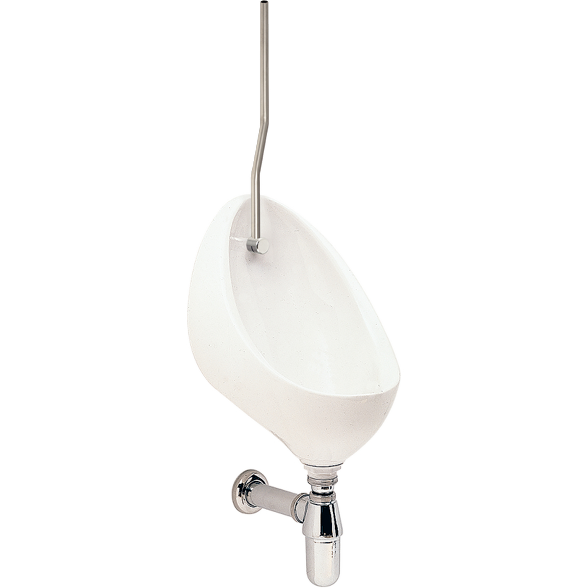 Twyford Avalon Clifton set of urinal for exposed or concealed cistern, with urinal flush control and flush pipe